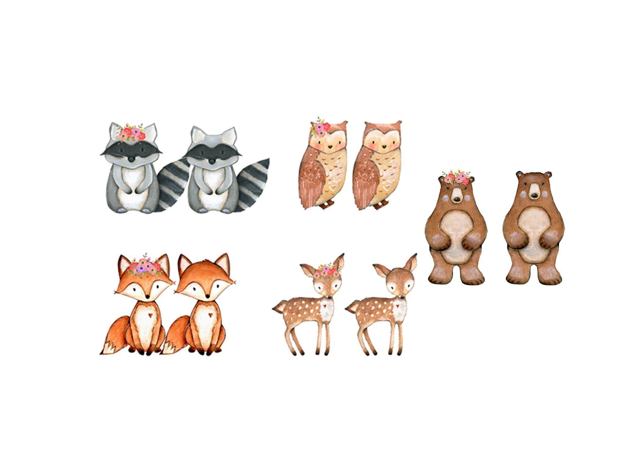 animal garland for nursery