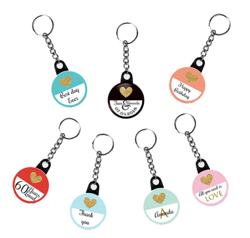 Key chain favors. Wedding favors. Keychain favors. Custom Etsy
