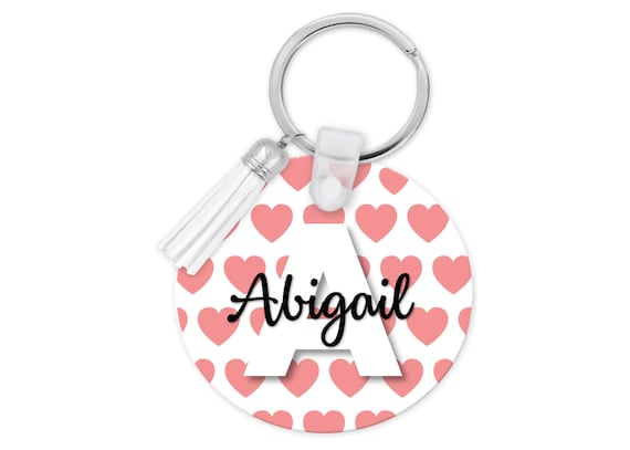 Custom Acrylic name Keychain | Nmane Keychain | Personalized Keychain | Tassel Keychain | Custom Key Holder | Gift for Her | Gift for him