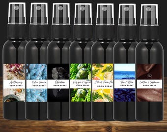 Earthy Woodsy Room Spray Collection: Natural Home Fragrance, Masculine Scents