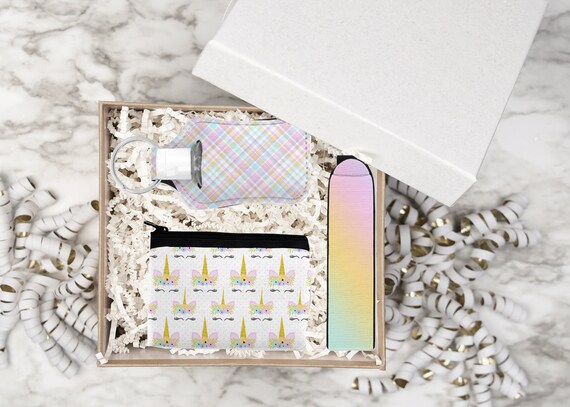 Unicorn Keychain Gift Box | Unicorn Gift Box | Purse Accessories Gift Box | Keychain Gift Box | Gift Box for Her | Unicorn Lover Box