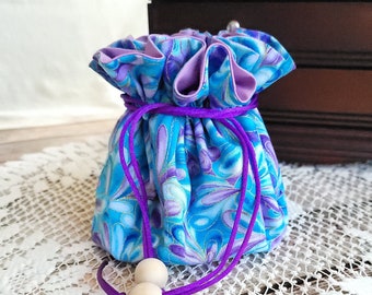 Jewelry Pouch for Travel with Drawstring and Pockets