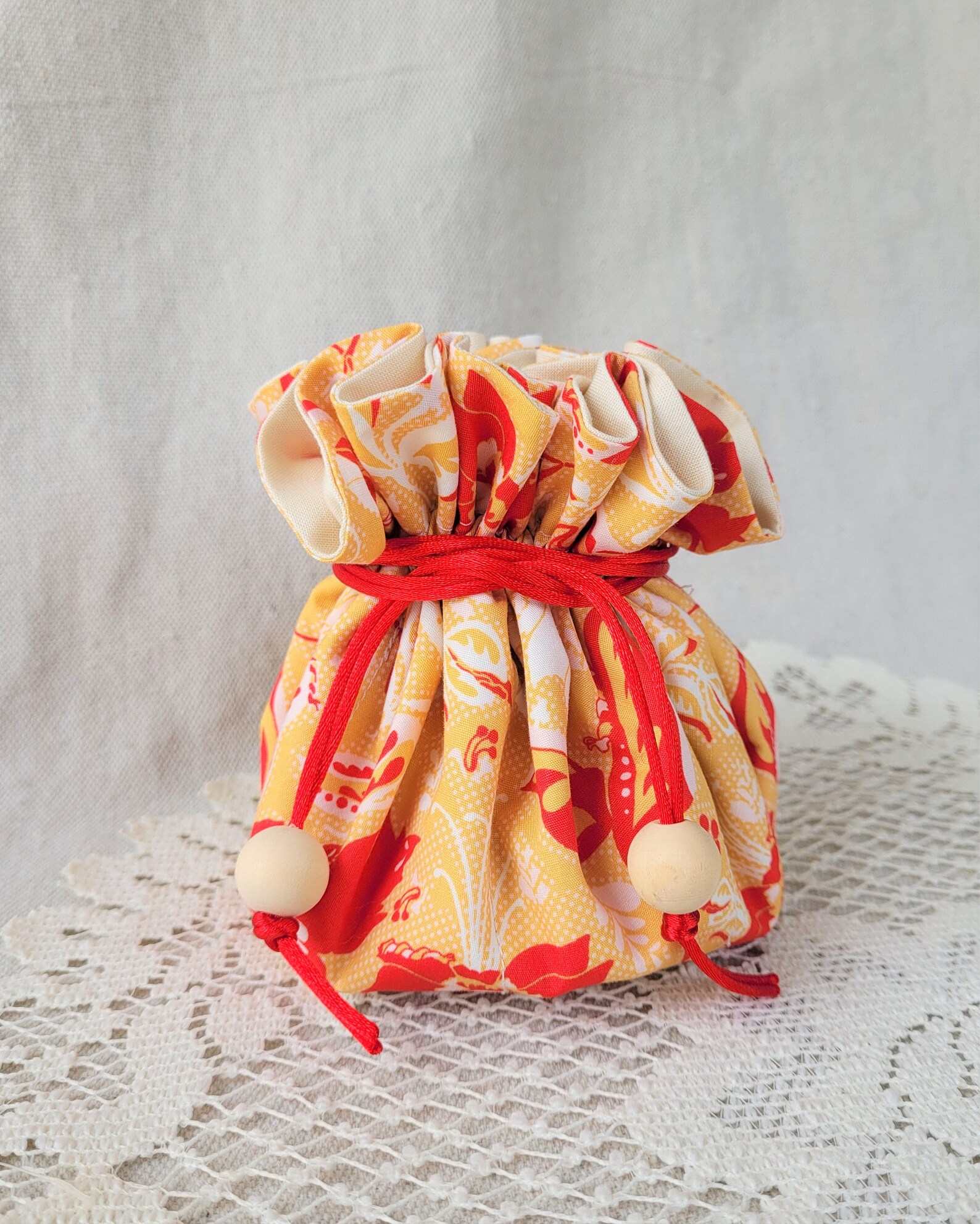 Travel Jewelry Pouch With Drawstring and Pockets Etsy