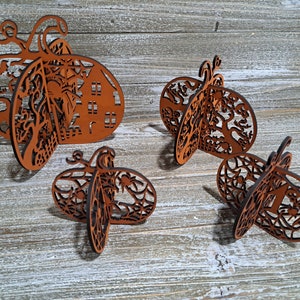 Halloween Pumpkins, 3d Pumpkins, Halloween Decor