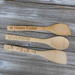 Easter Spoons, Personalized Wooden Spoon