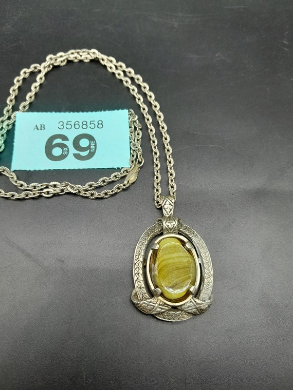 Vintage Celtic women's pendant necklace miracle C… - image 2