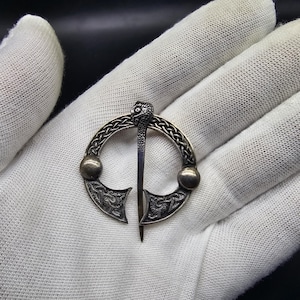 vintage sterling silver scottish pennanular shoal brooch hallmarked c1989 37mm wide
