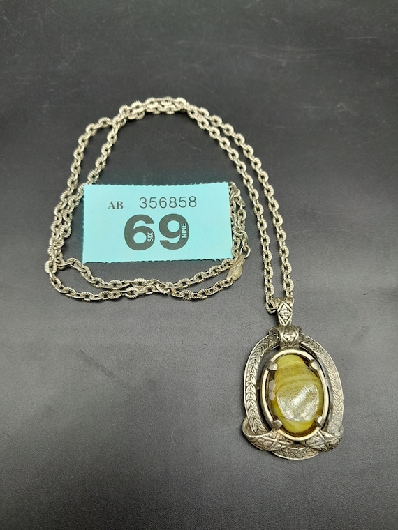Vintage Celtic women's pendant necklace miracle C… - image 1