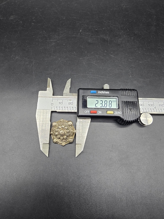 vintage solid sterling silver brooch scottish shi… - image 6