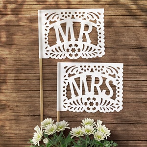 Papel Picado MR + MRS Flags