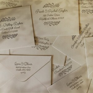 Amorcito Corazón Envelope Addressing and Printing Service Mexican Themed Wedding image 1