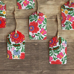 Etiquetas para regalo de Boda Huipil