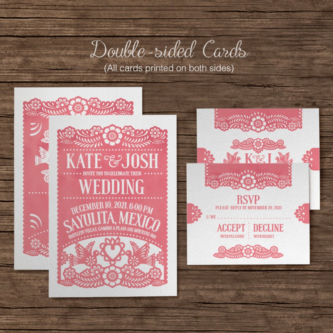 Papel Picado Wedding Invitation Papel Picado Suite Etsy Papel Picado Wedding Invitation Papel Picado Suite Etsy