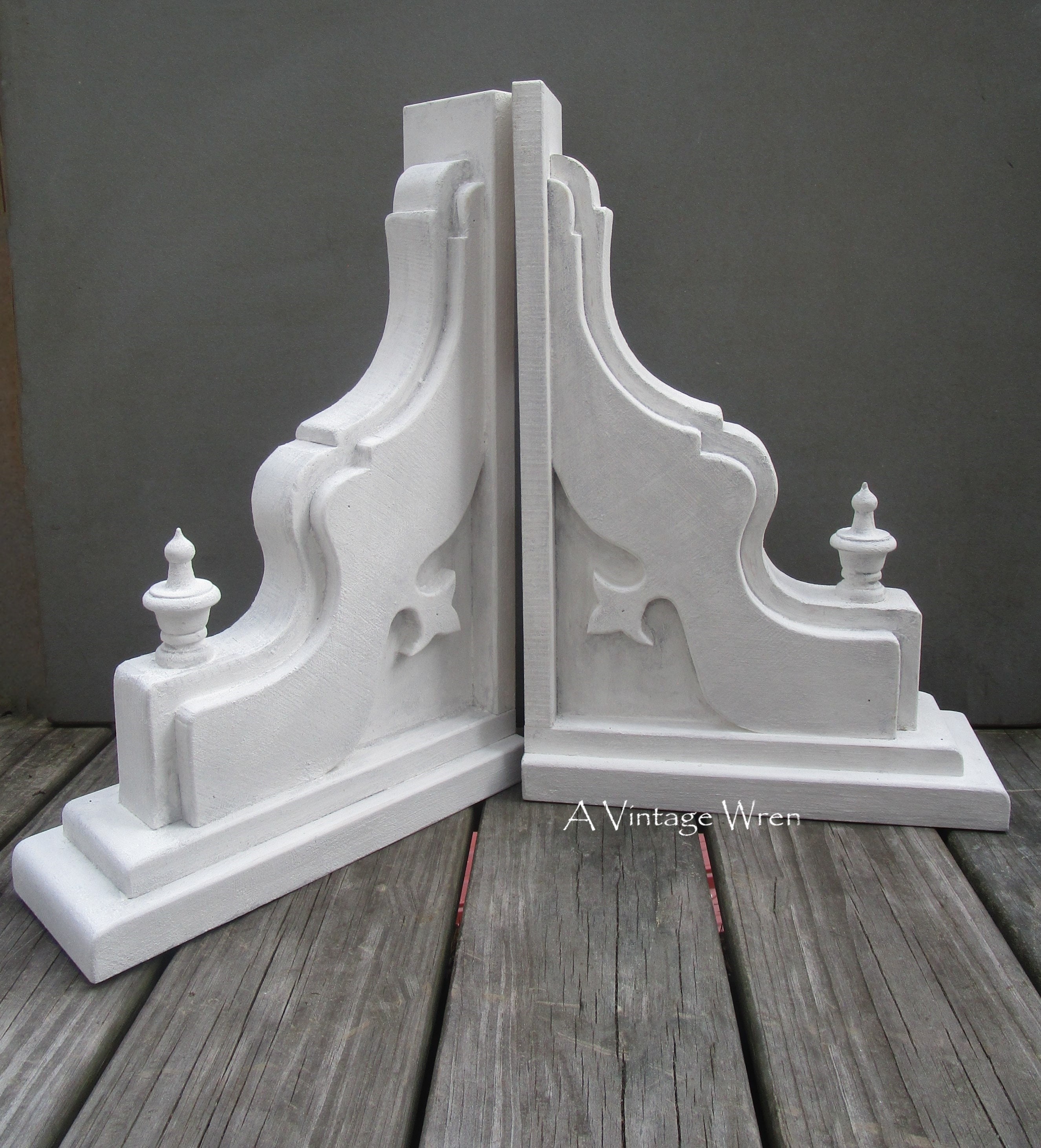 Pair of Extra Large Wood Corbels/ French Country / Antique Etsy