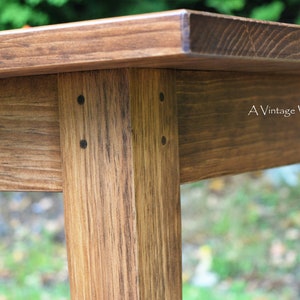 Shaker Dining Table / Farmhouse Table / Made in New Hampshire Custom ...