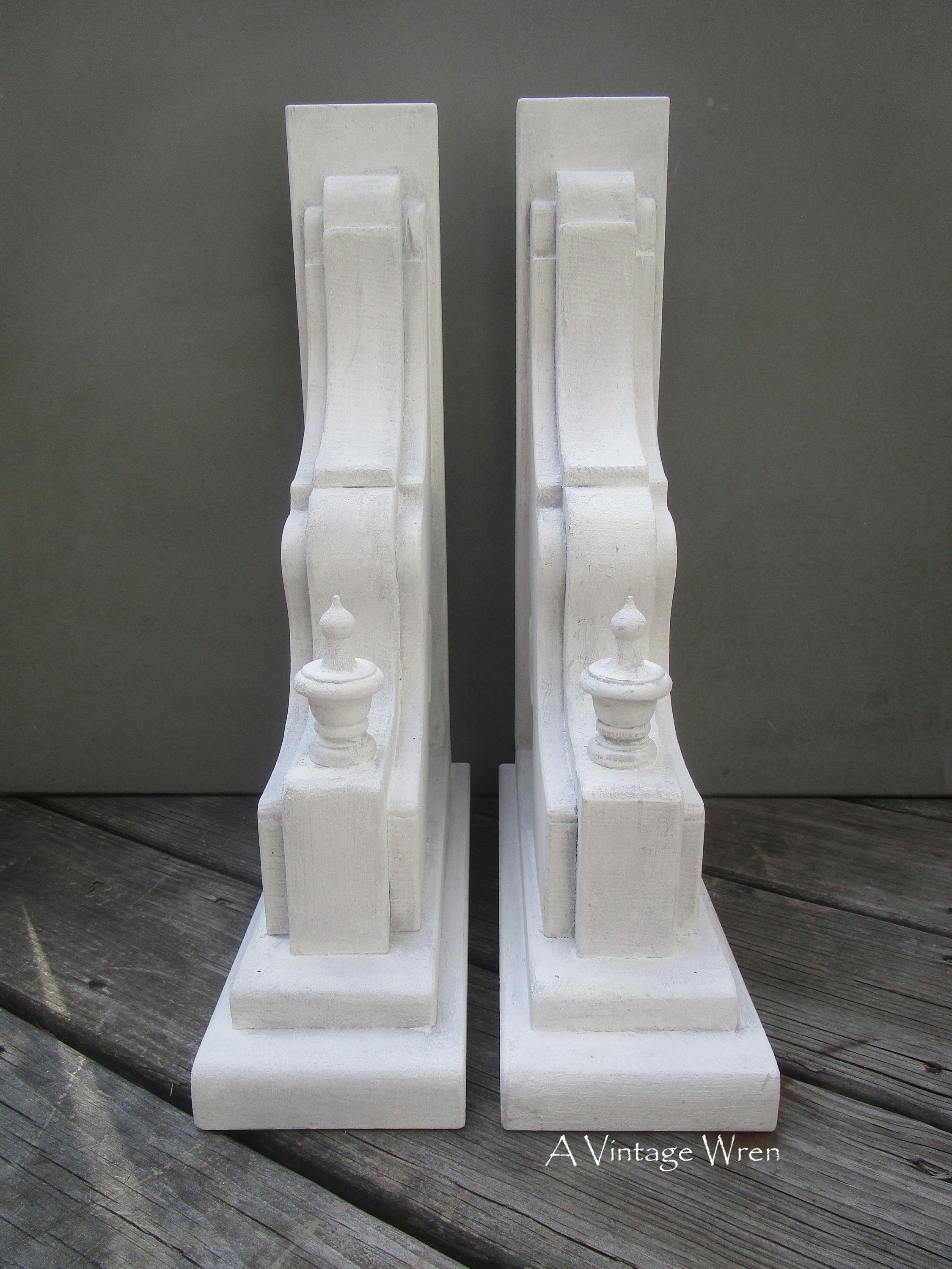 Pair of Extra Large Wood Corbels/ French Country / Antique Etsy