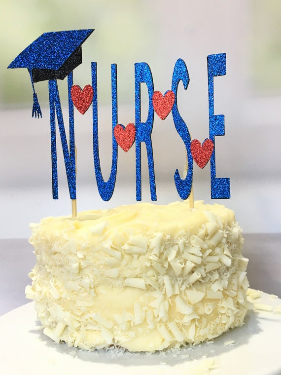 Nurse Graduate Cake Topper Cake Topper Grad 2020 Nursing School