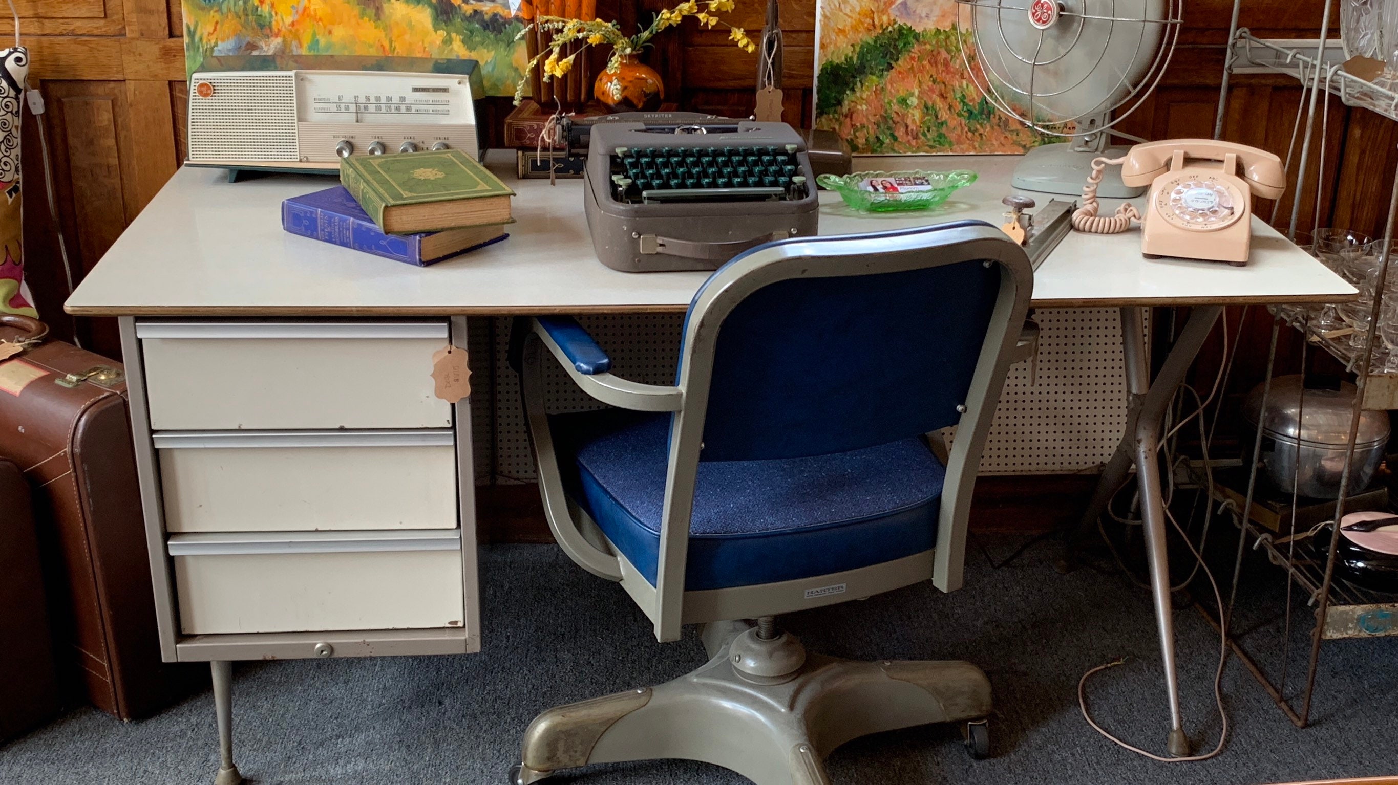 Raymond Loewy For Brunswick Metal Desk Etsy