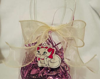 Clear Plastic Gift Bags with Handles, Reusable Party Favor Bags with Ribbon Transparent Gift Wrap Bags Bulk for Weddings Birthdays