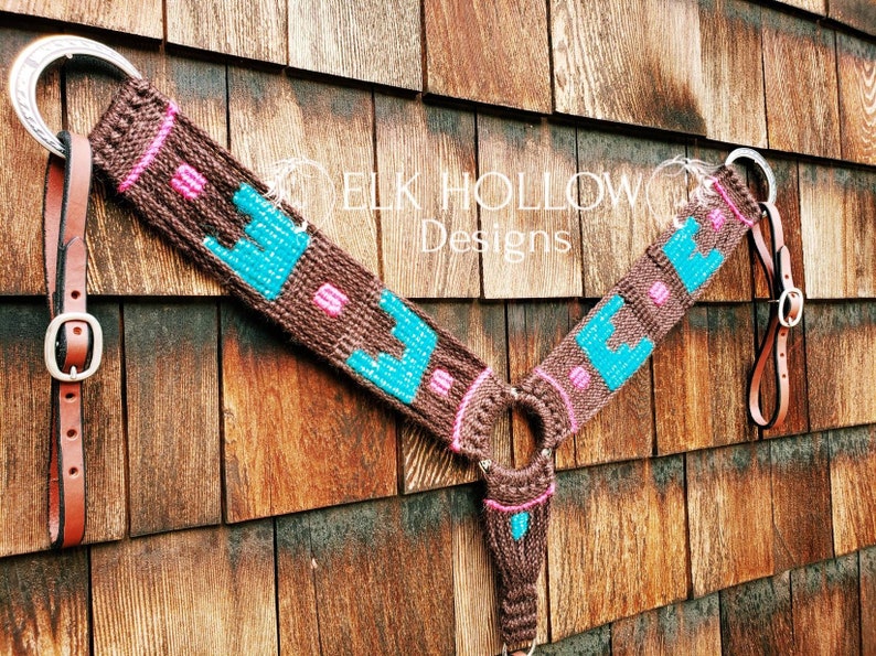 100 Mohair 3point Breast Collar for Horses Etsy