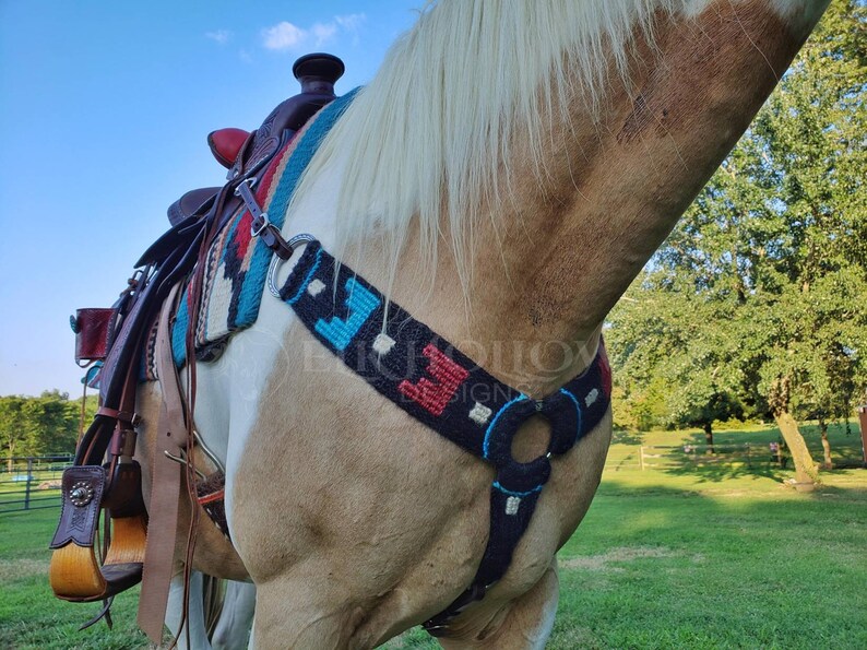 100 Mohair 3point Breast Collar for Horses Etsy