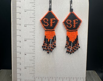 Beaded San Francisco earrings