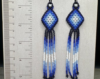 Artisan huichol earrings