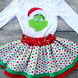 Grinch baby girl outfit 2025