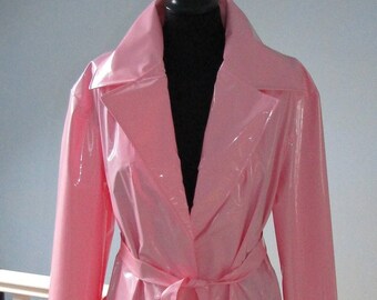 PVC Unlined Full Length Coat - Various Colours