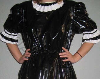 PVC Sissy French Maids Dress