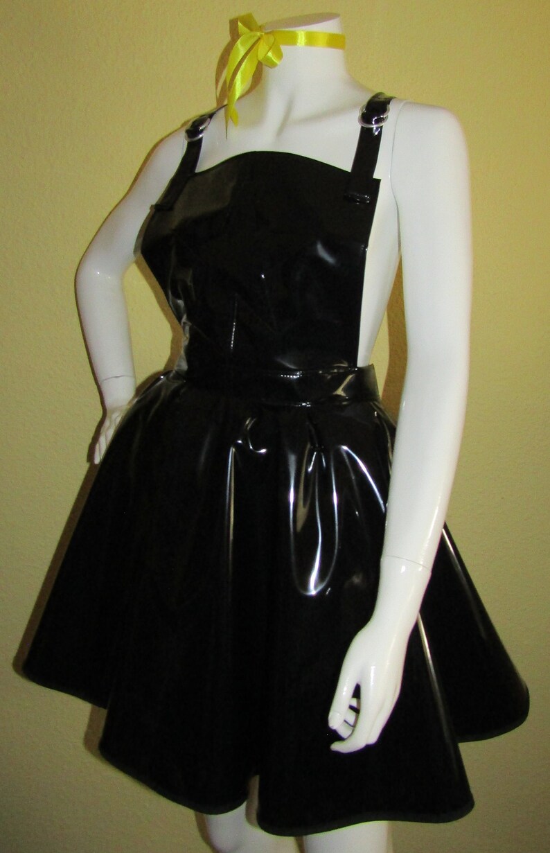 Pvc pinafore dress Clearance
