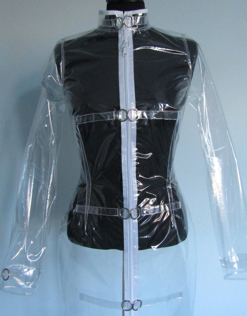 Hobble Dress PVC Lockable No Escape Unisex Dress 4-way Zip Front or ...