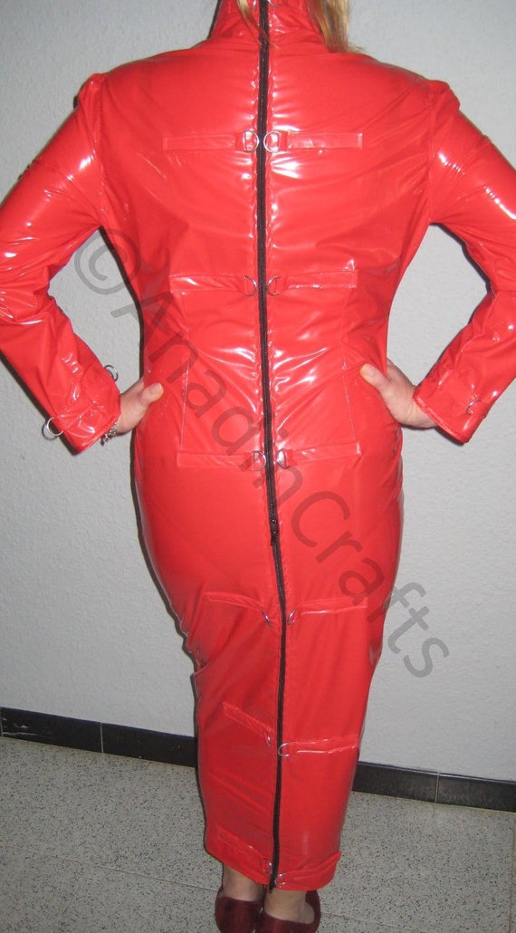PVC DRESS Hobble Wiggle. Lockable No Escape Unisex Dress 4way Etsy