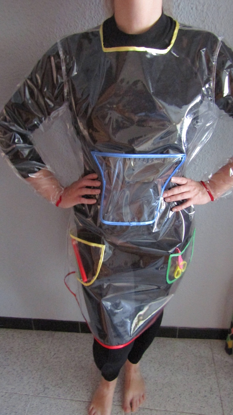 PVC VINYL Coverall Bib Play Apron Etsy