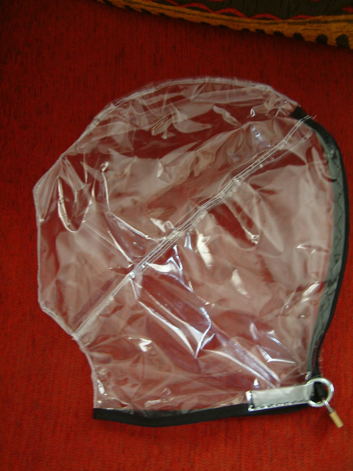 Adult PVC Lockable Breathplay Hood/Mask BDSM Bondage Gimp Hood Etsy