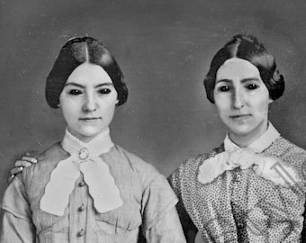 Demon Sisters (Hi-res Download) Victorian Gothic Portrait