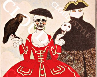 Deathly Courtesan — Digital Download of Original Artwork