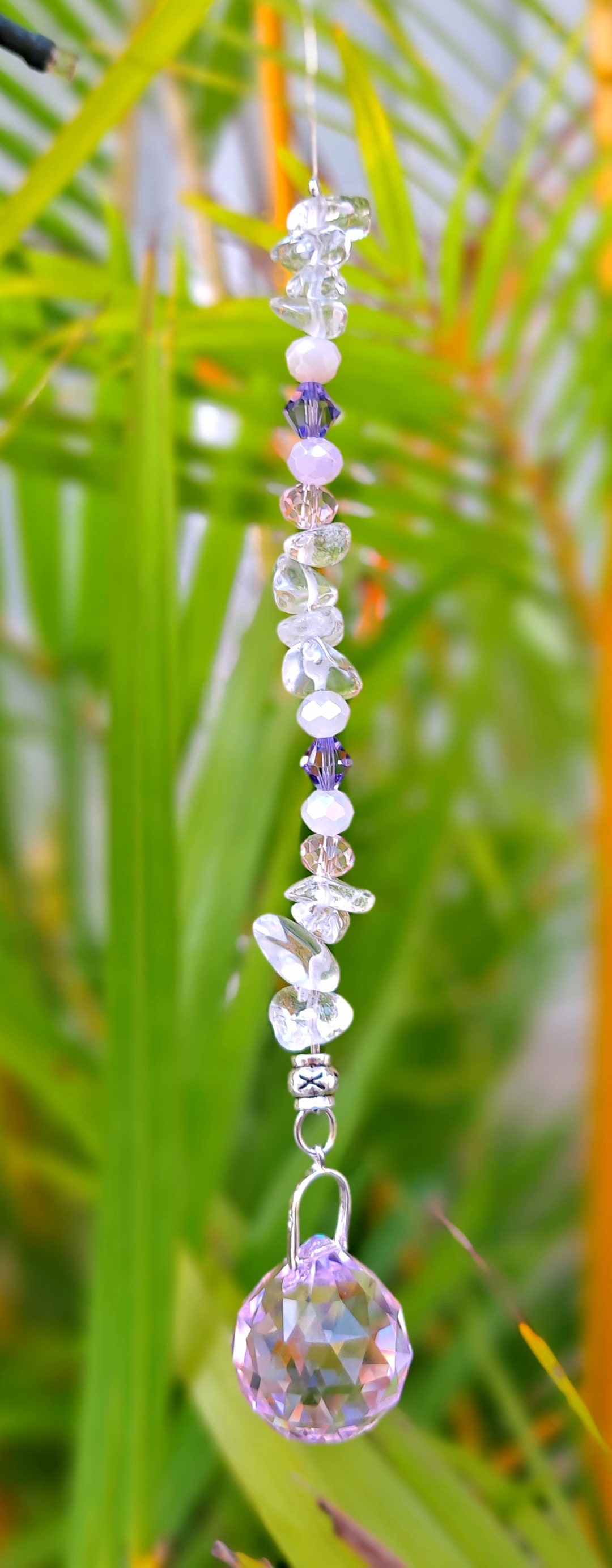 Suncatcher 2cm Crystal Ball Hanging Charm Chime Suncatcher Windchime