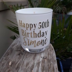 Personalised Candles Order Excess....reduced to clear image 10