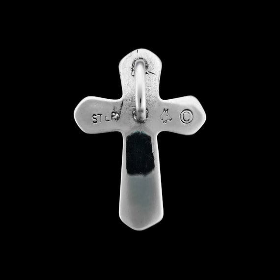 World Of Crosses Native American Zuni Ange Chavez Sterling Silver Bracelet World Of Crosses Native American Zuni Ange Chavez Sterling Silver Bracelet