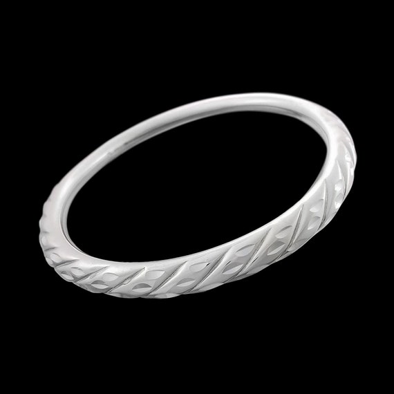 8 inch sterling silver bangle bracelets discount