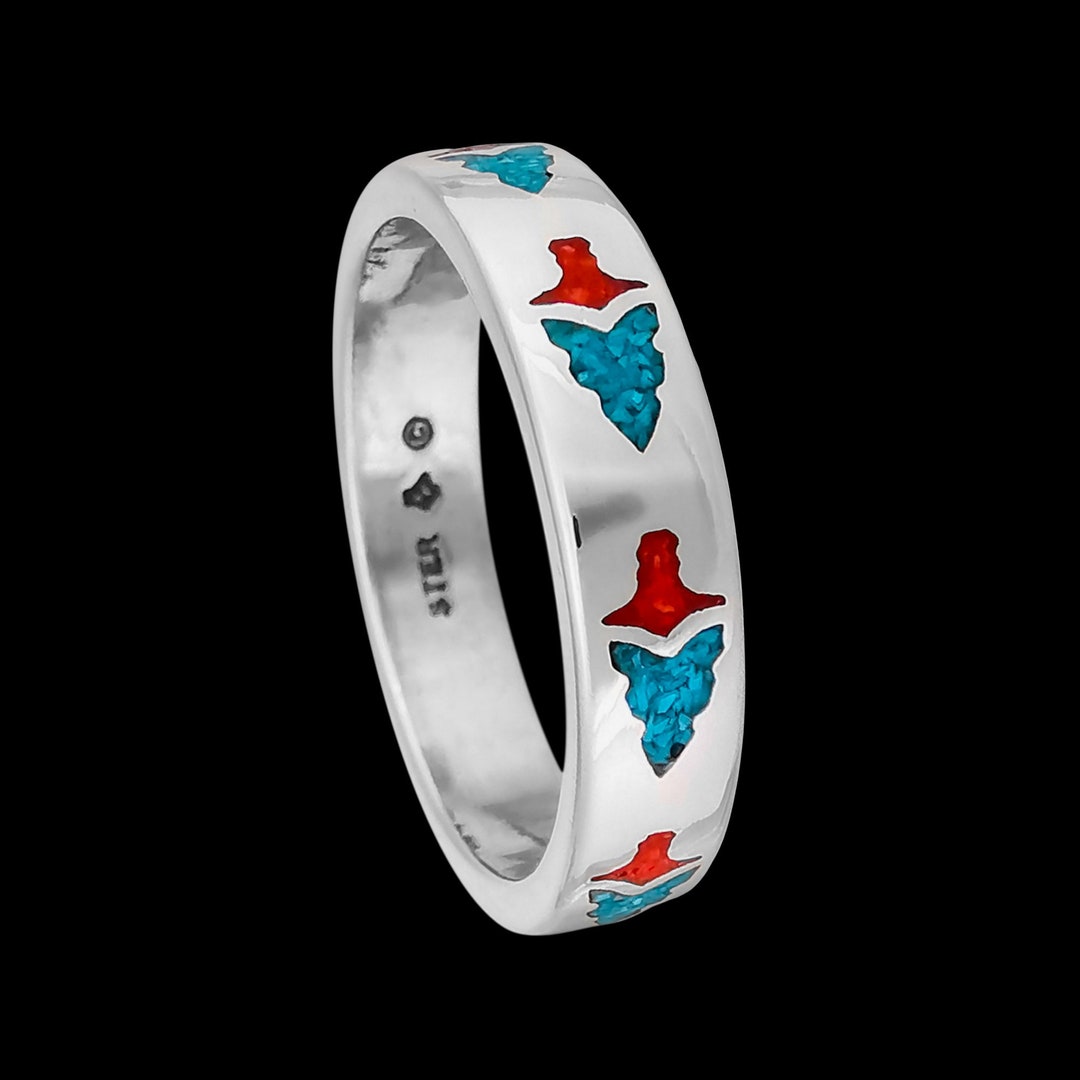 Sterling Silver Arrowhead Ring • Navajo Handmade • Native