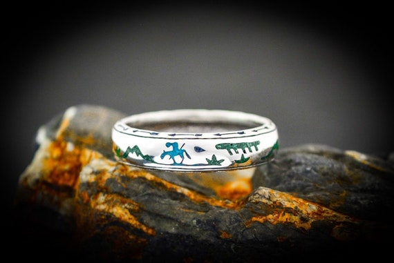 End of the Trail Ring James Frazer Ring 925 Sterling Silver Navajo Indian Ring