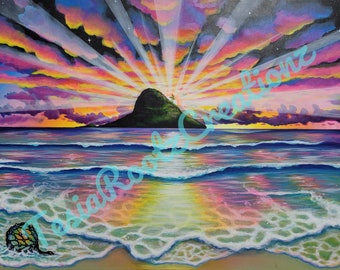 Mokoli'i Sunrise Fine Art Prints