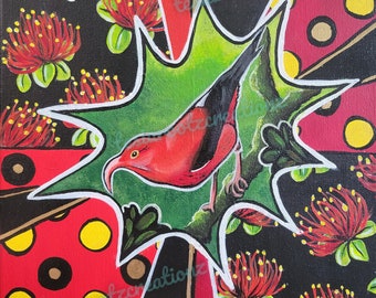 Honey Creepah ORIGINAL Acrylic on Canvas Painting