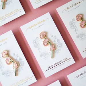 Pink Sweet Peas Soft Enamel Pin