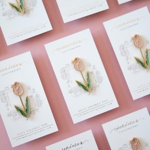 Blush Tulpe Soft Enamel Pin