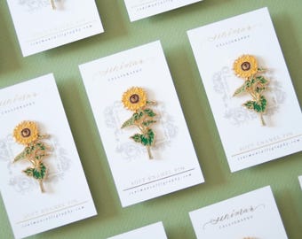 Sunflower Soft Enamel Pin