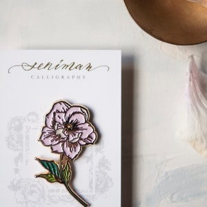 Pink Peony Soft Enamel Pin Etsy Pink Peony Soft Enamel Pin Etsy