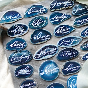 2&quot;-3&quot; Blue Agate Slices